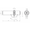 Cylindre Thirard Cobra adaptable Laperche Rolls 30 x 60 mm – Image 2