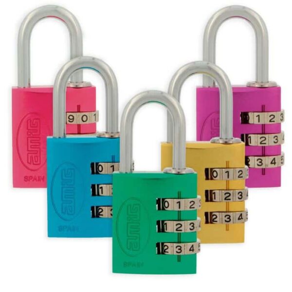Cadenas à code aliminium anodisé AMIG