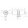 Cylindre Adaptable Transit 2  Monobloc Fichet Thirard – Image 2