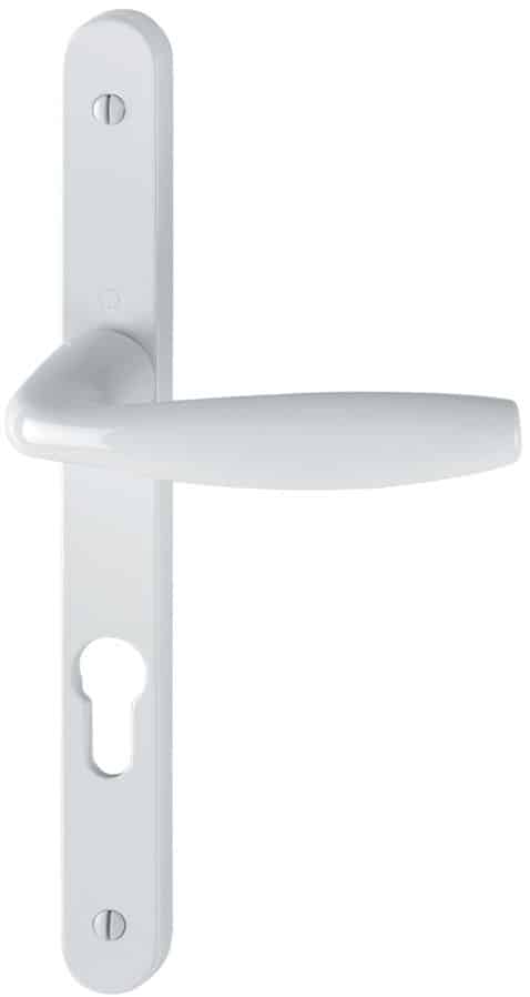 Ensemble sur plaque HoppeTokyo 7/70 blanc RAL 9010