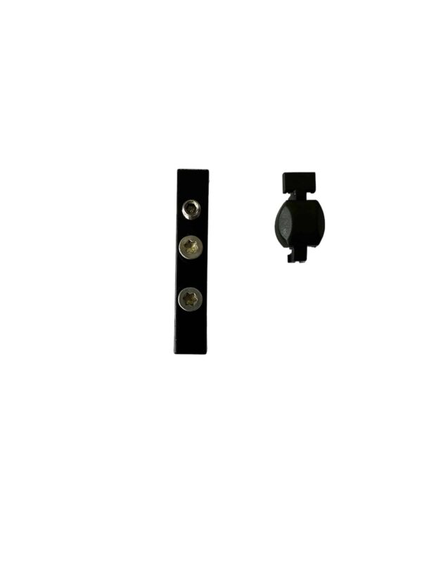 Gâche avec centreur TECHNAL TCG115 noir