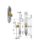 SERRURE DE GRILLE EXTENSIBLE 6601 Prefer – Image 2