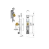 SERRURE DE GRILLE EXTENSIBLE 6610 Prefer – Image 2