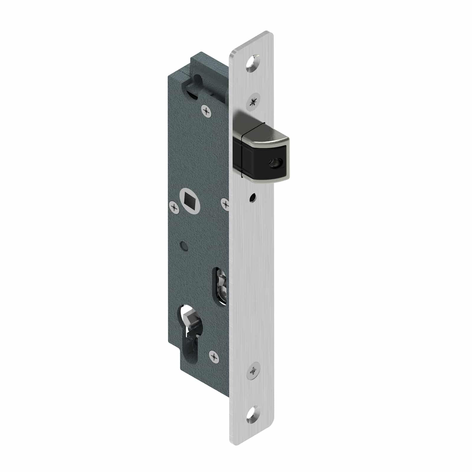 Serrure à encastrer type GK  têtière inox TIRARD